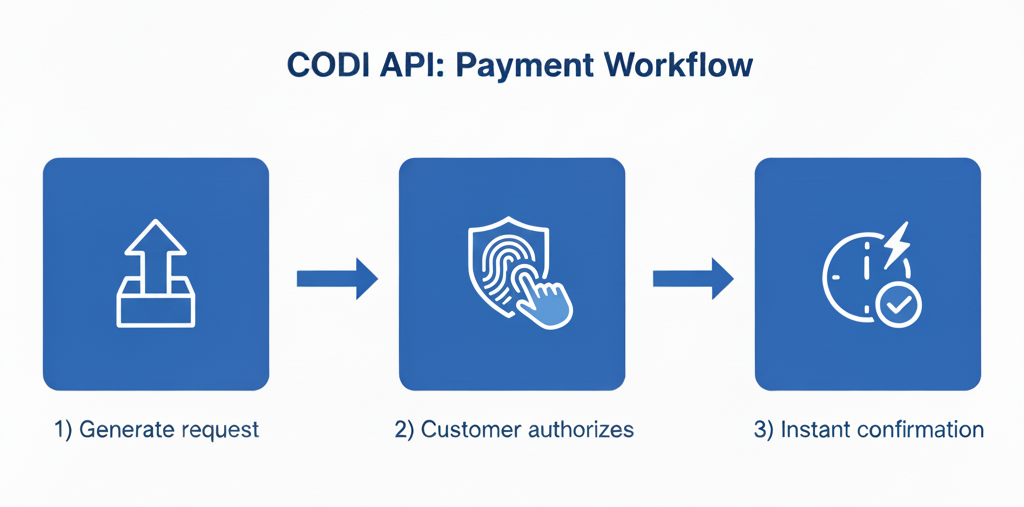 CoDi Payment Workflow Diagram