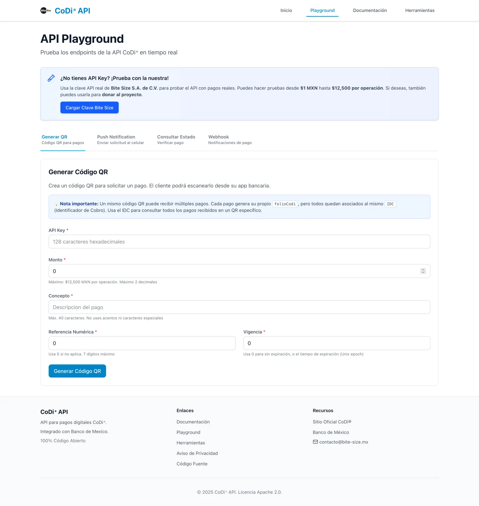 Interactive API Playground Interface