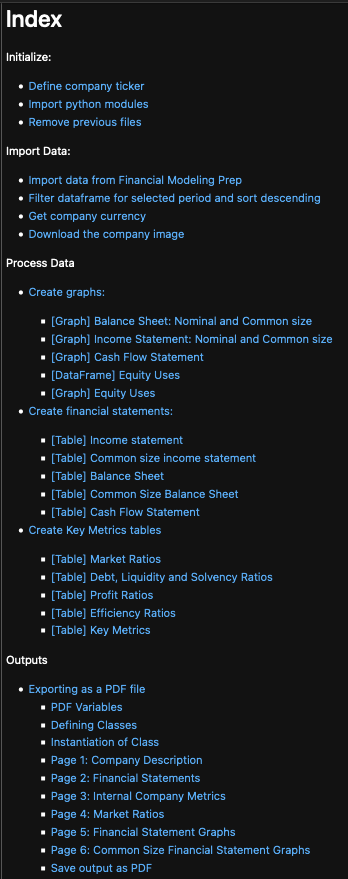 Script execution and output
