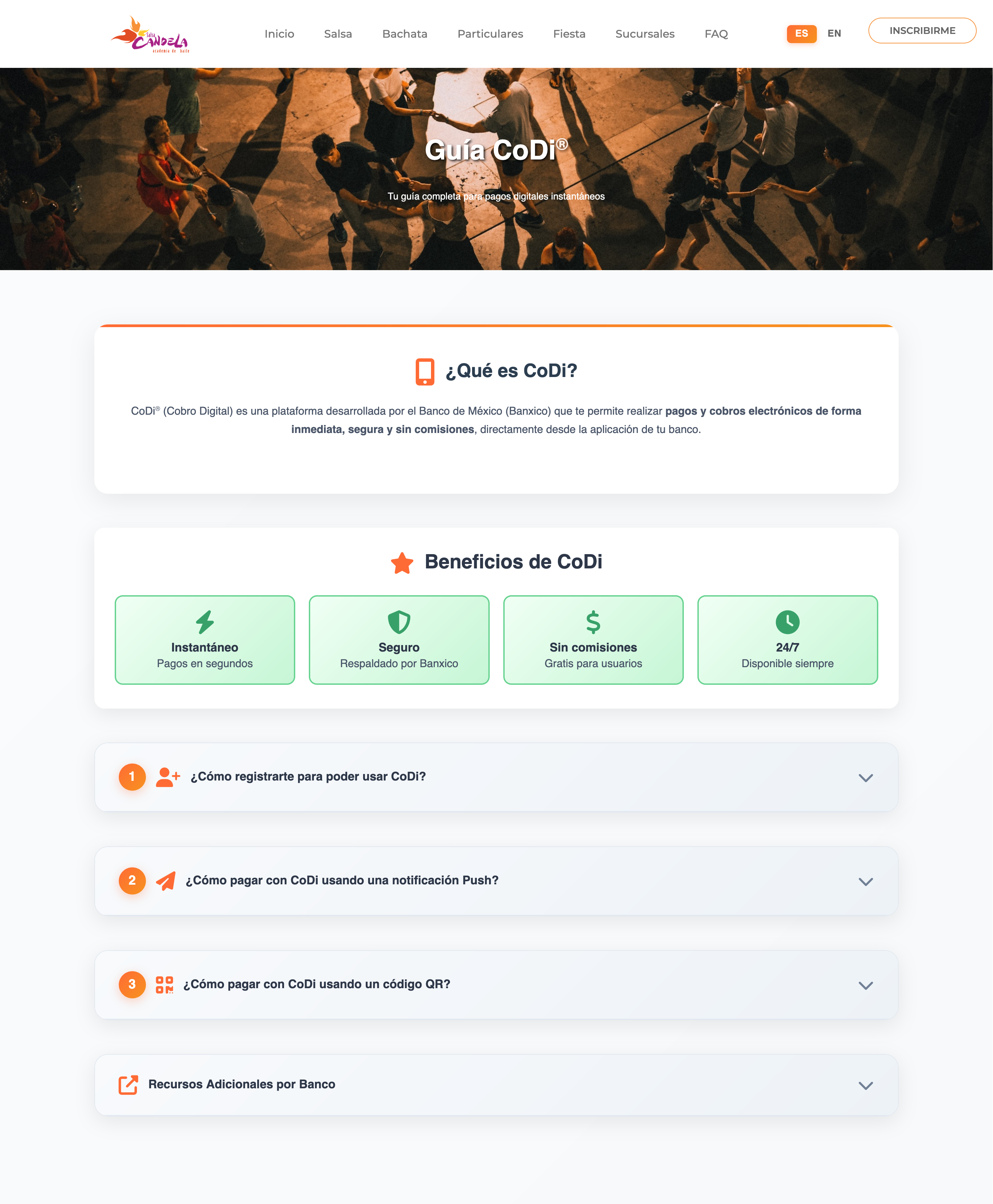 Step-by-step CoDi payment guide showing how to use Mexico's instant digital payment system