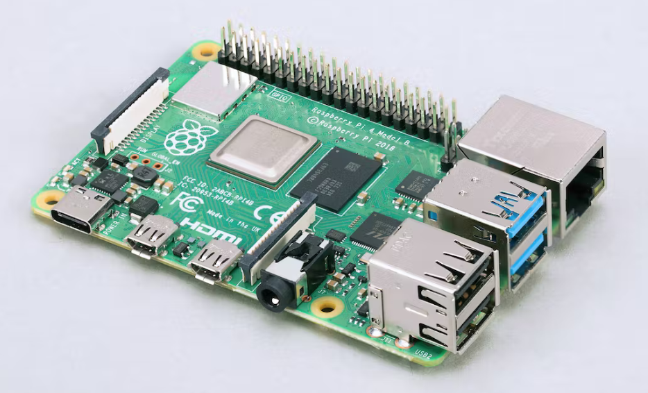 A Raspberry Pi computer